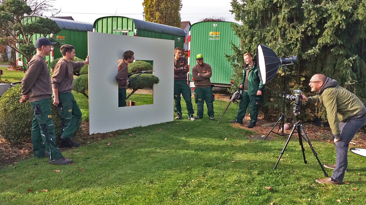 Fotoshooting Azubis